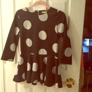 💘Fancy dark Gray cupcake top with polka dots !!💘